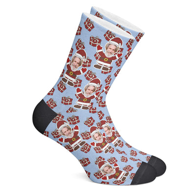 twodogs.ch-Personalisierte "I'm Saving Christmas" Socken