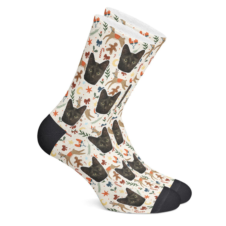 twodogs.ch-Personalisierte "Jolly Mood" Socken