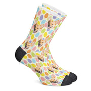 twodogs.ch-Personalisierte "Ostereier" Socken