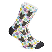 twodogs.ch-Personalisierte "Smiley" Socken