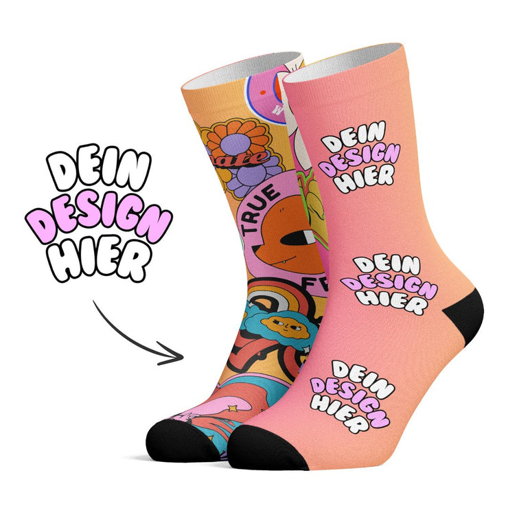 twodogs.ch-Personalisierte Socken - selber gestalten!