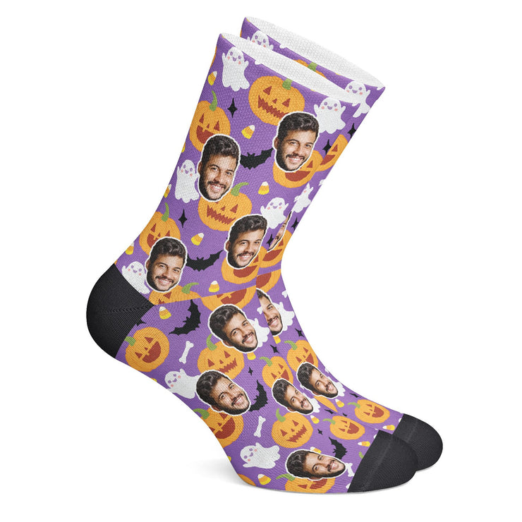 twodogs.ch-Personalisierte "Spooky" Socken